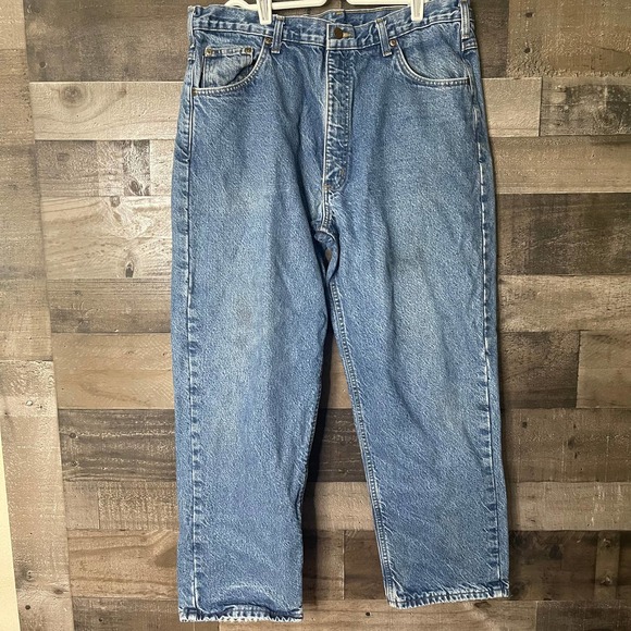SOLD Carhartt Flannel Lined Pants 38X30 - Picture 1 of 7